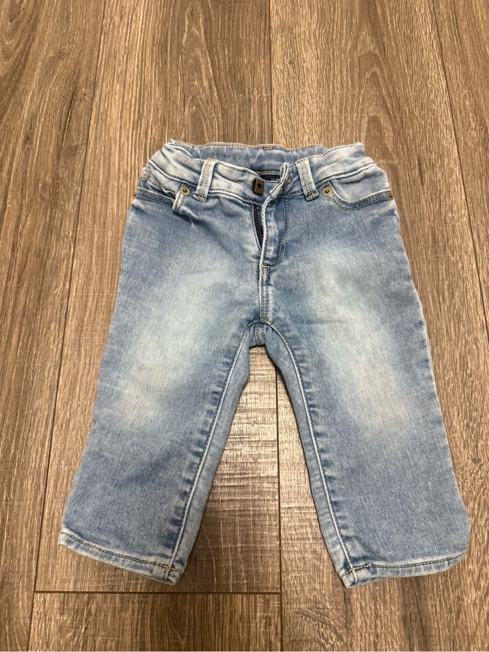 Baby Gap Girls Jeans Light Wash Skinny Size 12-18 Months